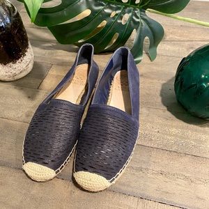 Vince Camuto navy espadrilles